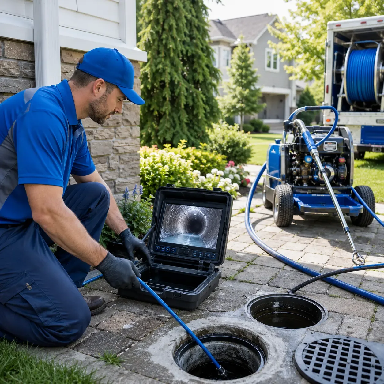 Outdoor drain cleaning professionals serving Magnetic Springs, OH
